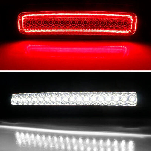 Rear Tail LED Fog Lamp Brake Light Red Lens Strobe LED 10-18 Dodge RAM 1500 3500