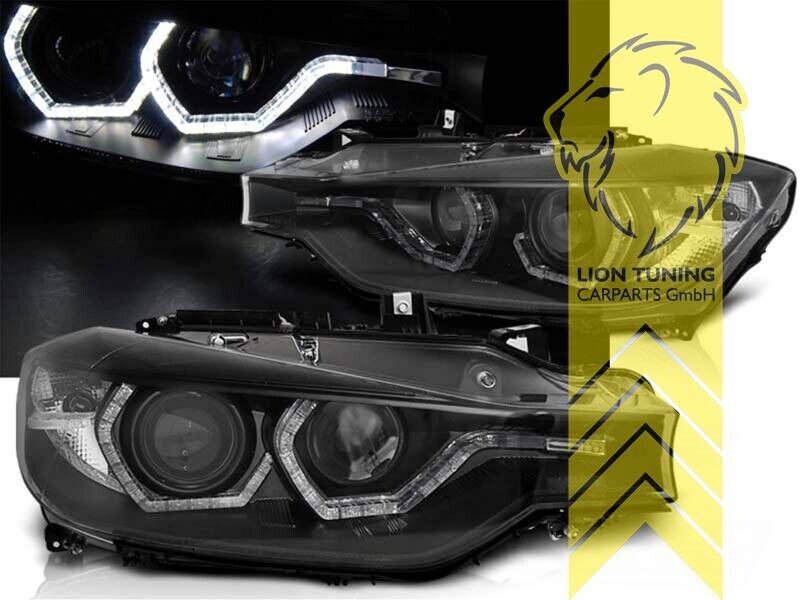 LT LED DRL Lightbar XENON Headlights BMW F30 Saloon F31 F35 Touring 15-19 FL LHD