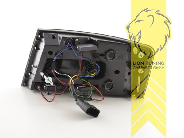 LT Set LED DRL Lightbar Rear Lights Tail Audi A6 C6 4F Sedan black 7 pin LHD