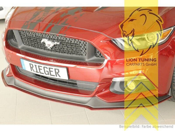 LT Rieger front bumper spoiler splitter Ford Mustang 6 Coupe Cabrio VI 14-17