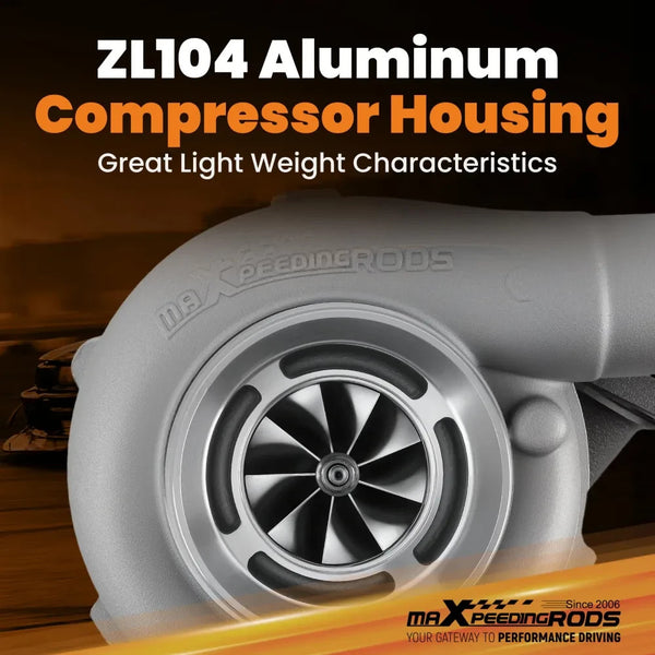 MXPR GT3037 T3 GEN2 Universal Turbo Charger V-Band 2.5-3.0 500+HP Water Cooled