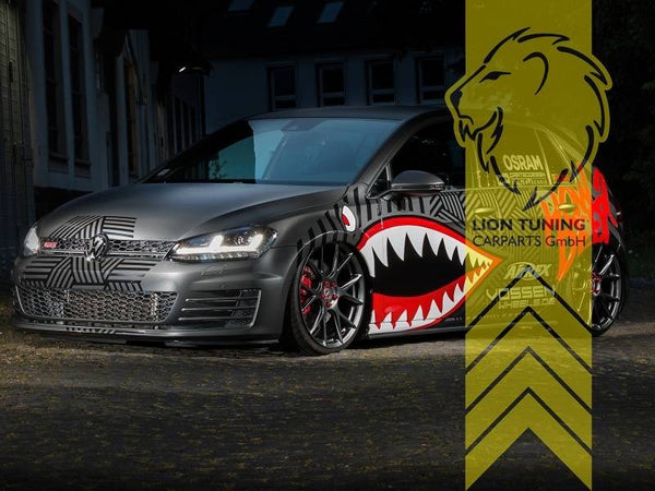 LT OSRAM Pair FULL LED DRL Headlights VW Golf 7 Limo Variant 12-17 black LHD