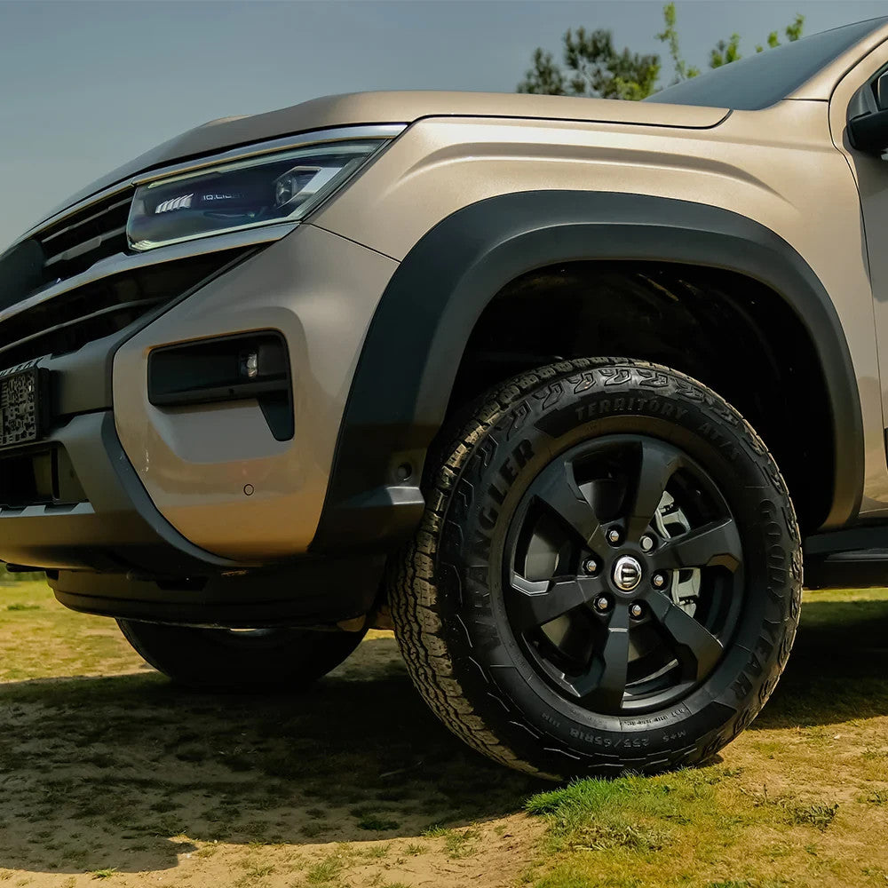 OW Fender Flares Wide Arch Extension Kit VW Amarok MK2 2022+ ABE TUV Black ABS