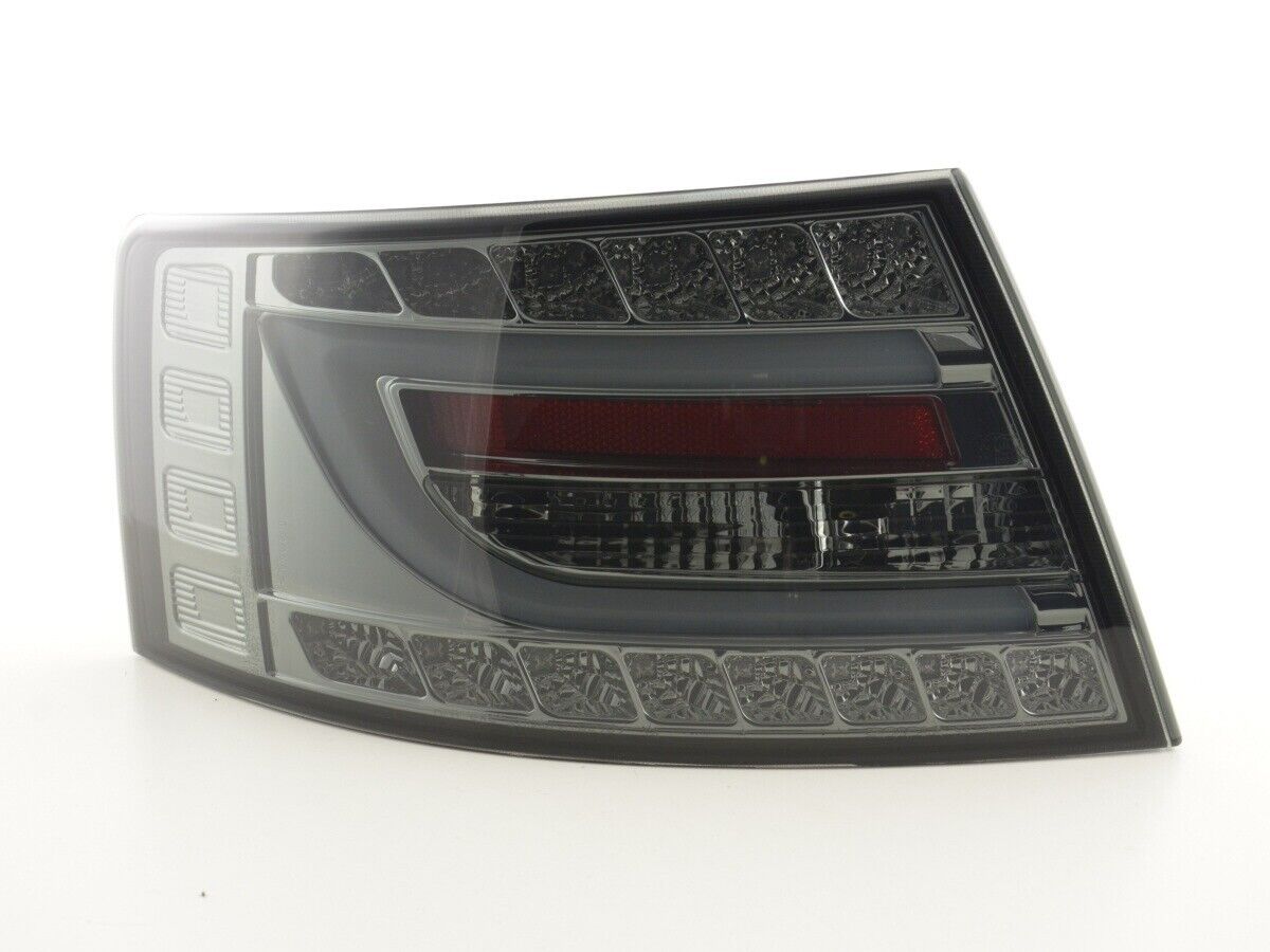 FK Pair LED Lightbar DRL Rear Lights Tail Audi A6 C6 4F 04-08 Smoke LHD