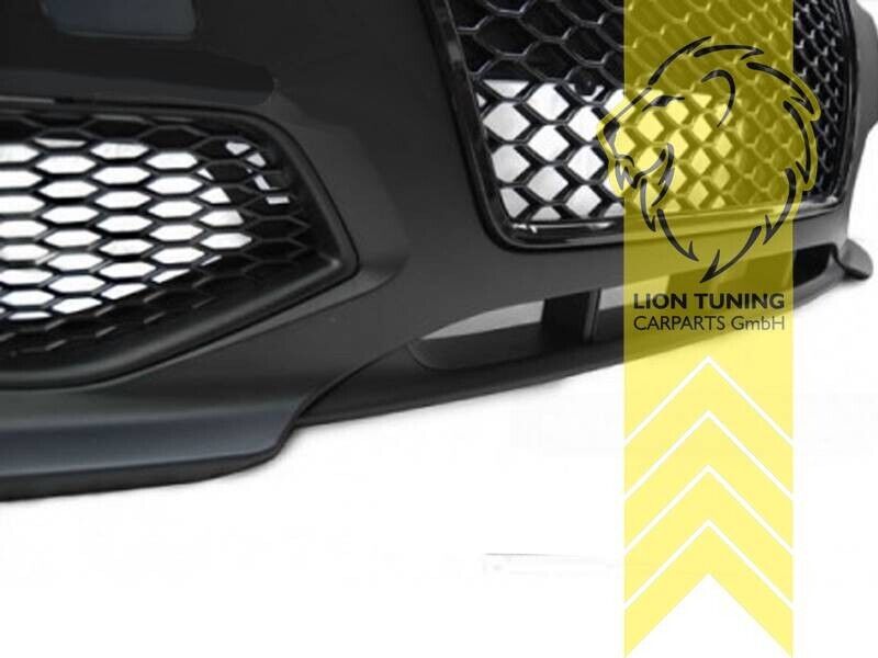 LT Front bumper & grille fogs Audi A3 8P + S3 & S-Line grill Black Chrome 04-08