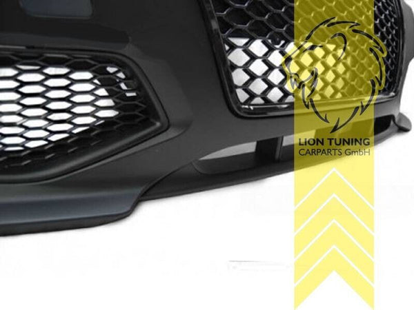 LT Front bumper & grille fogs Audi A3 8P + S3 & S-Line grill Black Chrome 04-08