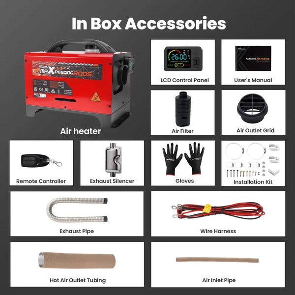 MXPR 8KW Air Diesel Heater App Remote Control Cars Truck Boats Wireless Startup