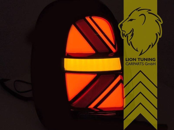 LT LED DRL Lightbar Rear Tail Lights Mini Country Man R60 10-14 red black LHD