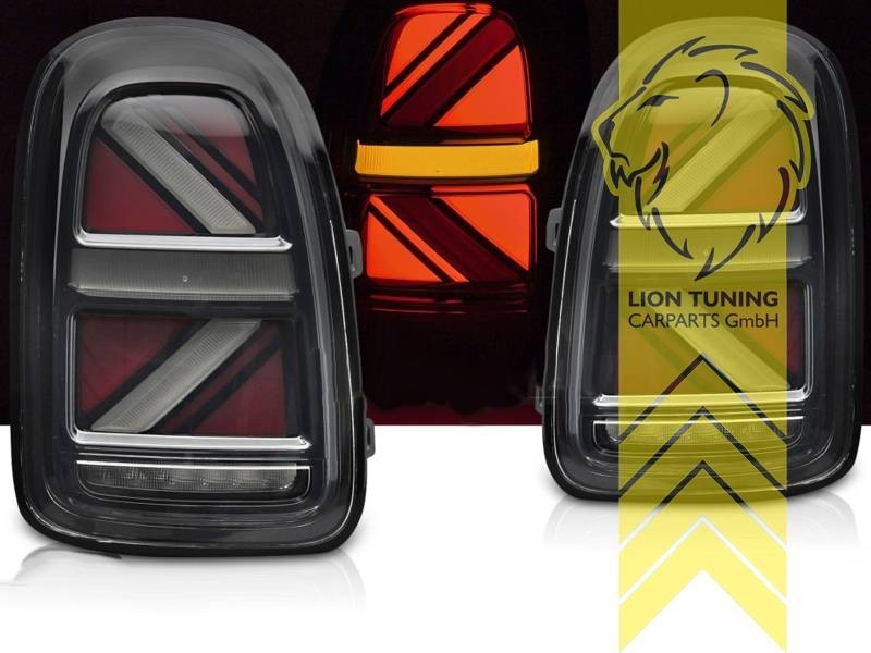 LT LED DRL Lightbar Rear Tail Lights BMW Mini Country Man F60 16+ red black LHD