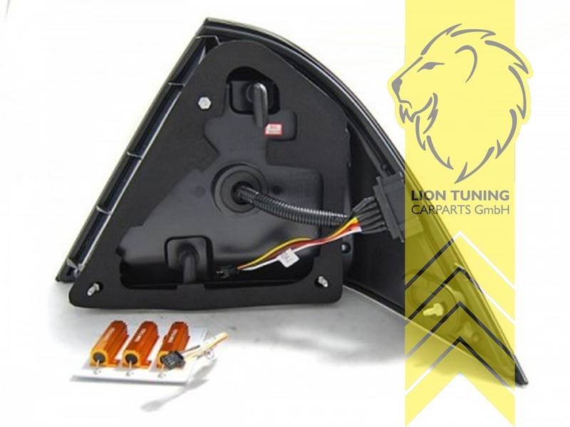 LT Pair LED Lightbar DRL Rear Lights Mercedes W203 FL 04-07 Limo C-Class LHD