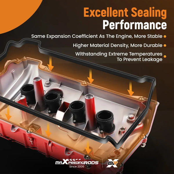 MXPR Upgraded Aluminum Valve Cover Set Mini Cooper S R55 R56 R57 R58 1.6T 11-16