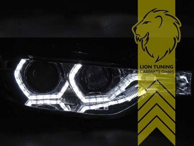 LT LED DRL Lightbar Headlights BMW F30 Sedan F31 Touring LCI chrome LHD