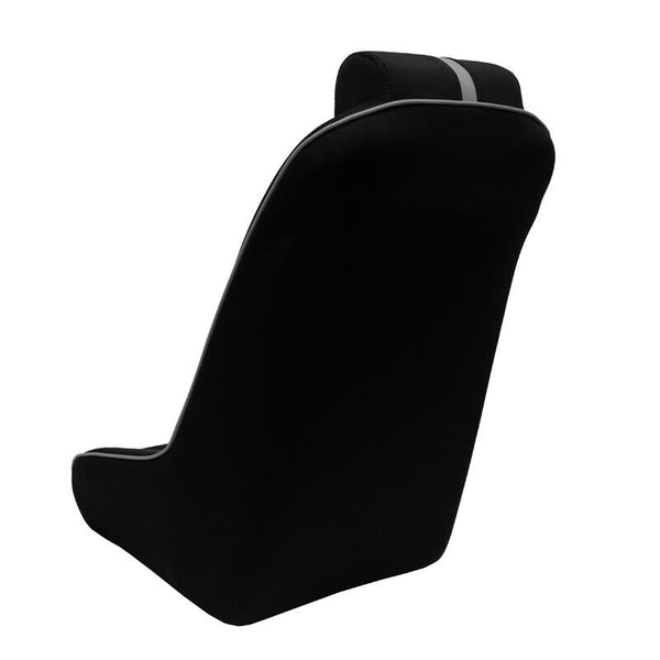 AS x1 Univ Classic RS Black Grey Car Retro Kit Fixed Back Bucket Seat + slides