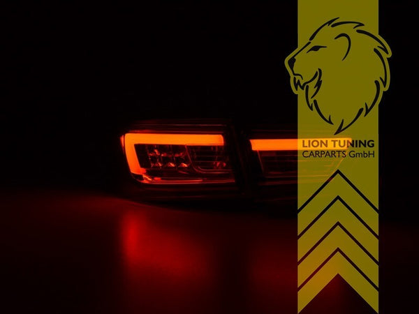 LT Pair LED Lightbar DRL Rear Tail Lights Renault Clio 4 MK4 BH white chrome LHD