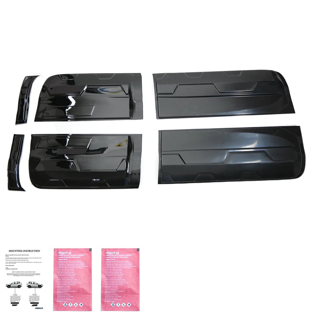 OW Body Cladding Styling Side Door Armour Panels FORD Ranger T6 T7 T8 12-22 ABS