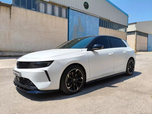 Motordrome Side Skirts Extensions Opel Astra L Hatchback Black Gloss