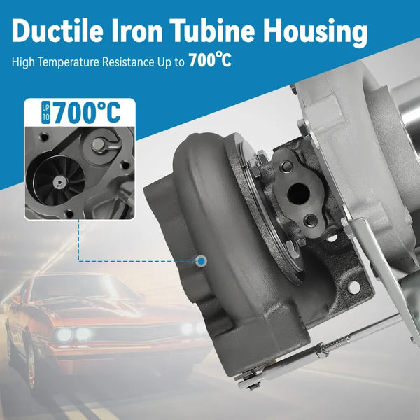 MXPR GT2871 GT2860SR20 Upgrade Turbo Charger 350HP 0.6 A/R 0.64 A/R 5-Bolt Univ