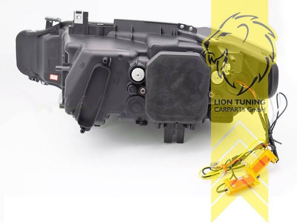 LT Set LED DRL Light Headlights BMW F30 Sedan F31 Touring F35 11-15 H9 black LHD