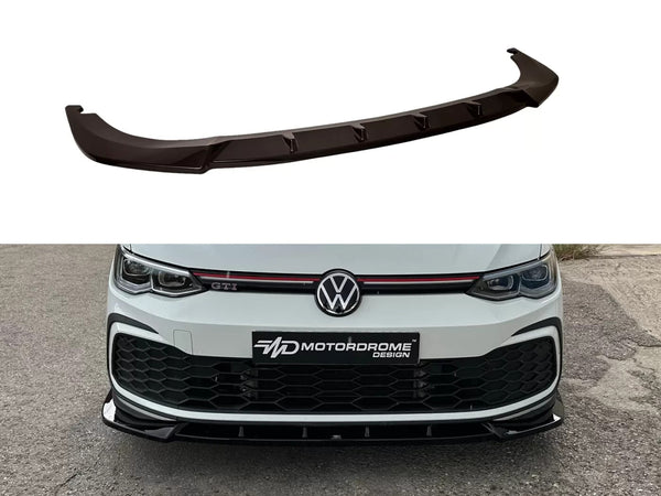 Motordrome Front Bumper Lower Splitter Golf Mk8 GTI / R-Line Gloss Black
