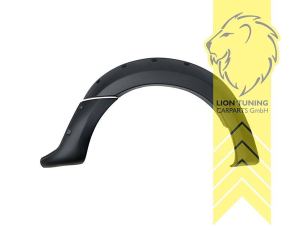 LT ABS Black Wheel Arch Extensions fender flares Ford Ranger T6 2G 2N 2P 11-15