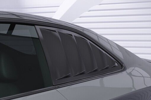 CSR Side window covers louvers Audi A5 S5 RS5 8T Coupe Unpainted ABS Matte Black