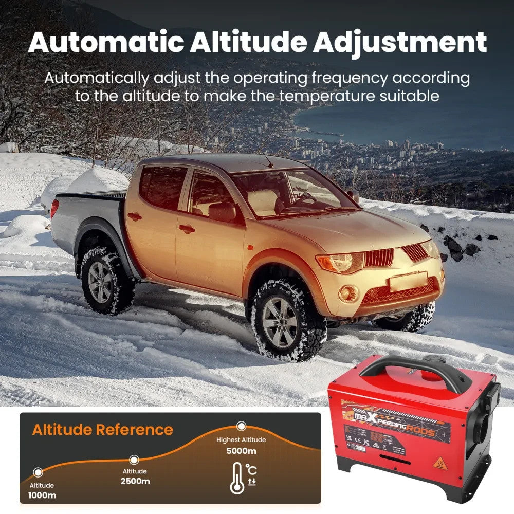 MXPR 8KW Air Diesel Heater App Remote Control Cars Truck Boats Wireless Startup