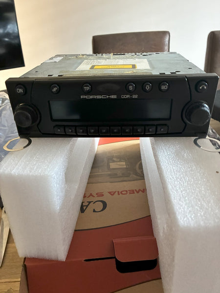 Used / Preowned Porsche Boxster 986 car stereo headunit CDR22 cd player Becker BE 4467 with Radio Code & Removal Keys inc