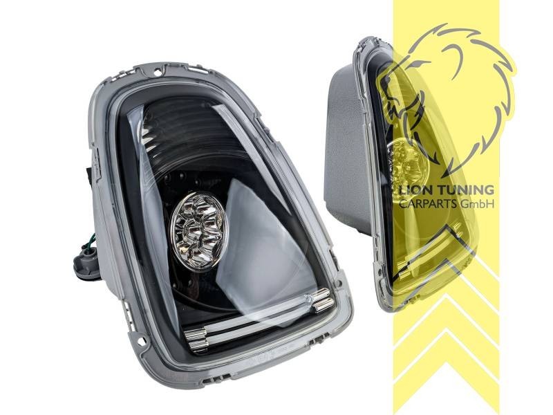 LT Pair LED Lightbar Rear Lights Tail Mini Cooper One R57 R57 Black 06-10 JCW