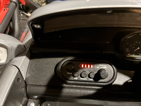 Kids Grey Porsche 911 Ride On Car Licensed RUF CTR 12v Battery Remote BT Stereo Children's Ride-On Car