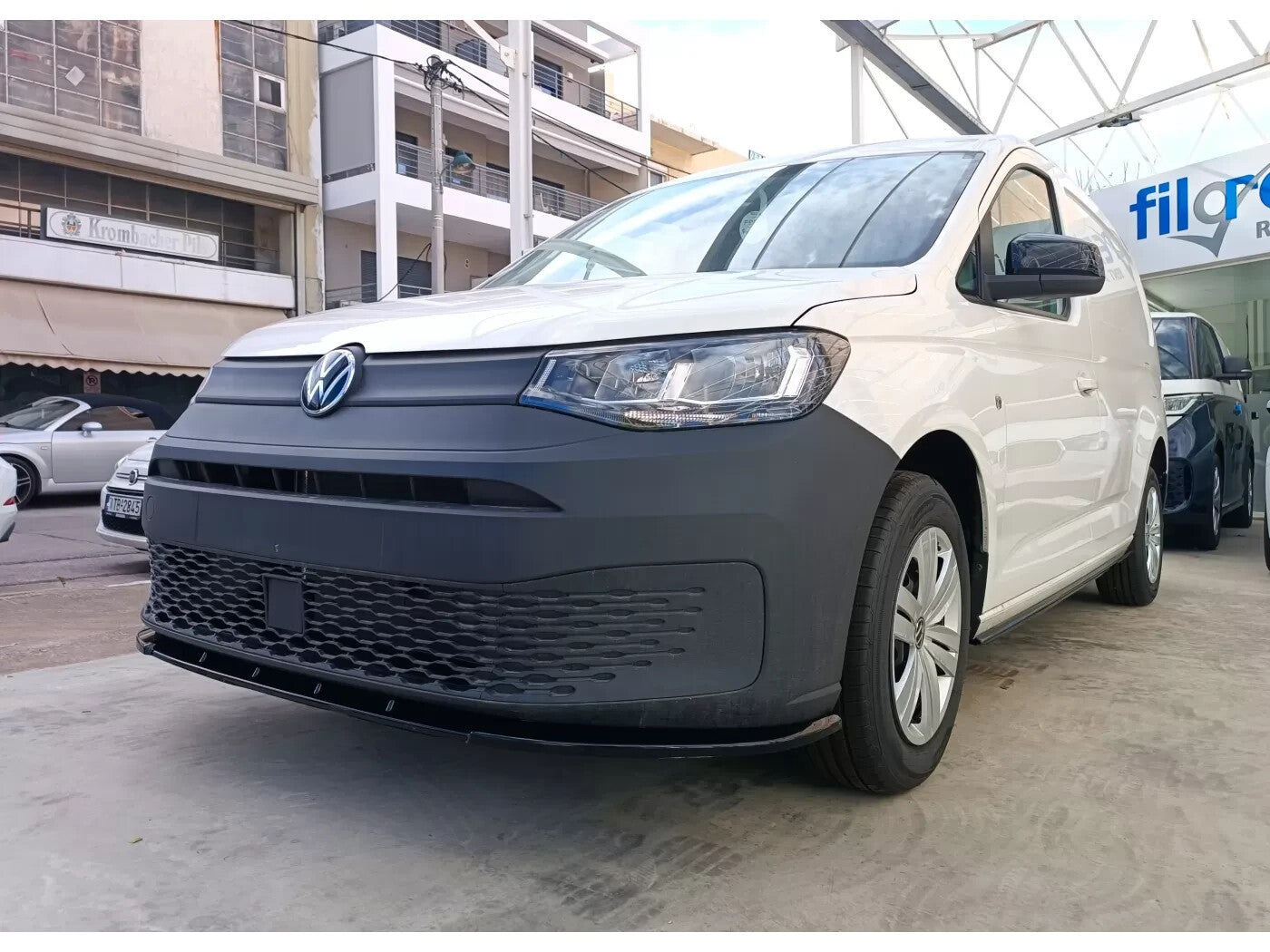 Motordrome Front Bumper Lower Splitter VW Caddy Mk5 2021+ Gloss Black