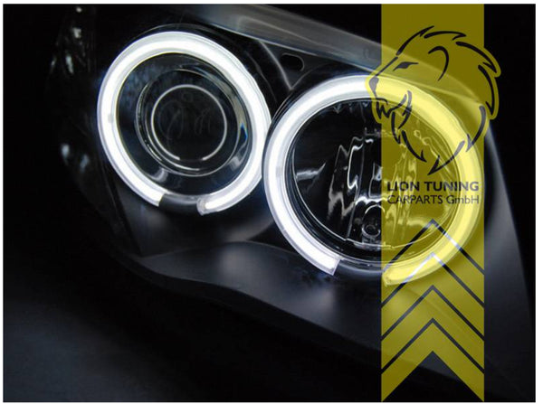 LT LED DRL CCFL Angel Eye Halo Ring Headlights BMW 1 Series E81 E82 E87 E88 LHD