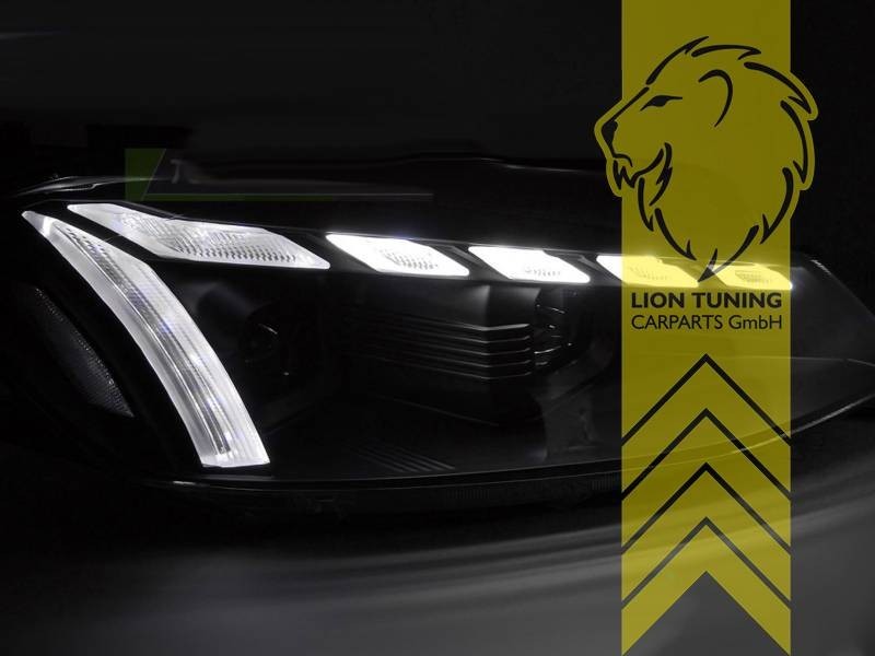 LT Pair LED DRL Lightbar Headlights VW Golf 7 5G1 BE1 BA5 Limo Variant black LHD