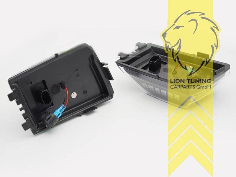 LT Pair LED dynamic front indicators Mercedes W461 W463 W464 G-Class black smoke