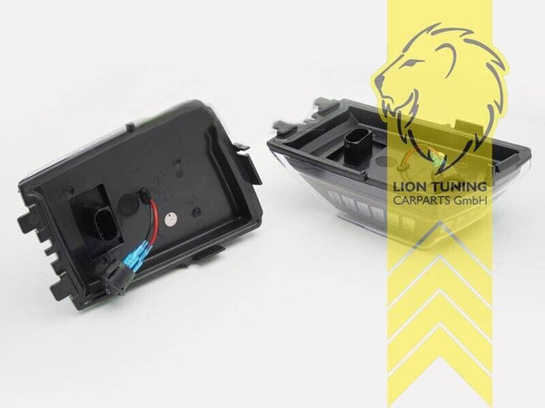 LT Pair LED dynamic front indicators Mercedes W461 W463 W464 G-Class black smoke