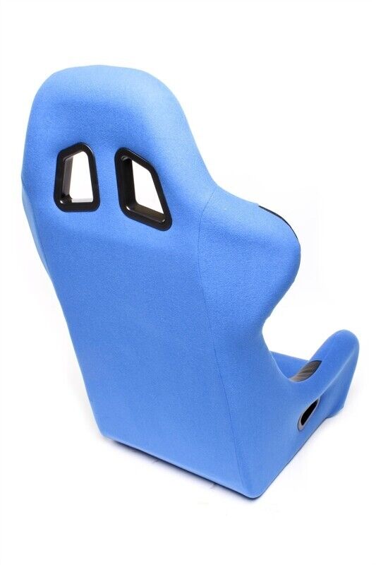 TATECH x1 Single Universal Fixed Back Bucket Seat Car Racing Sim blue Textile