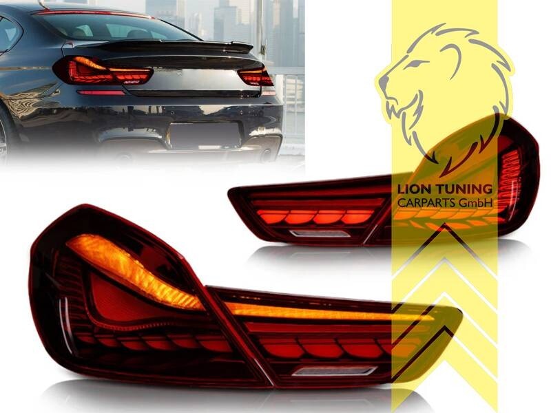 LT Pair LED Lightbar Rear Lights Tail BMW 6 Series F06 Gran Coupe F12 F13 10-18