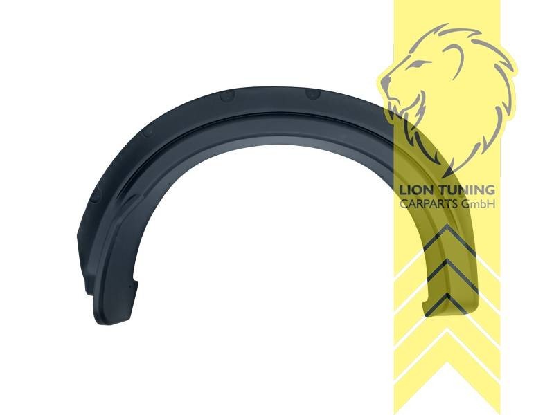 LT ABS Black Wheel Arch Extensions fender flares Ford Ranger T9 IV 22-25 Style2