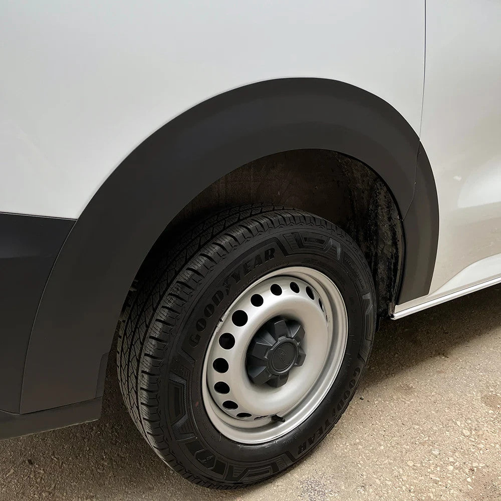 OW Fender Flares Wide Arch Kit FORD Transit Custom Mk2 2023+ ABE TUV Black ABS