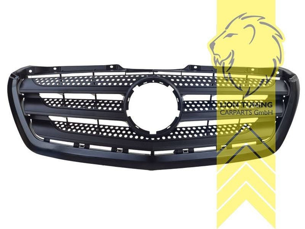 LT front bumper air intake grille radiator grill Mercedes Sprinter W906 FL Matte