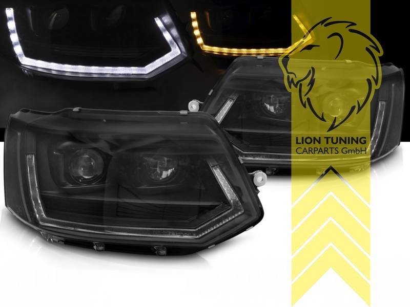 LT Full LED DRL Headlights T5 Facelift T5.1 Multivan Caravelle Transporter LHD