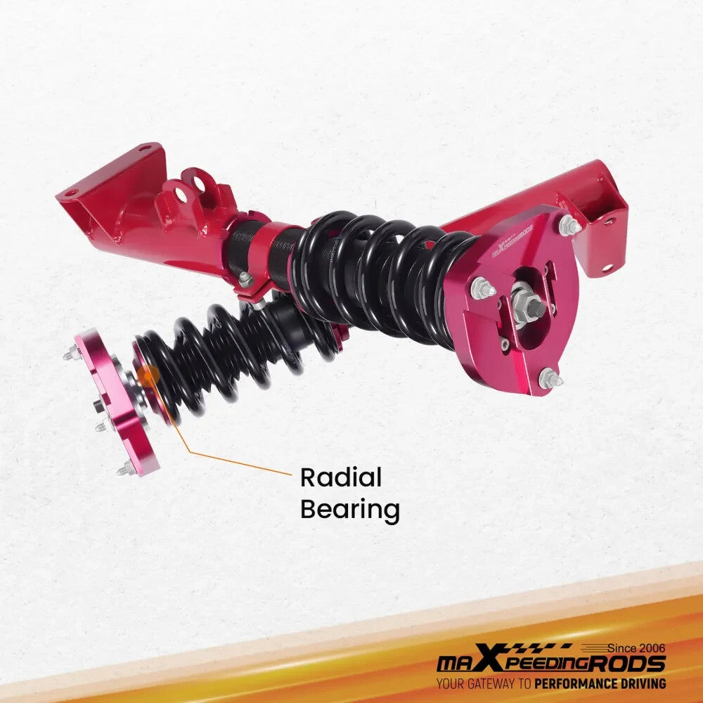 MXPR Adjustable Lowering Coilovers Mercedes W204 C180 C250 C300 08-14 RWD Sedan