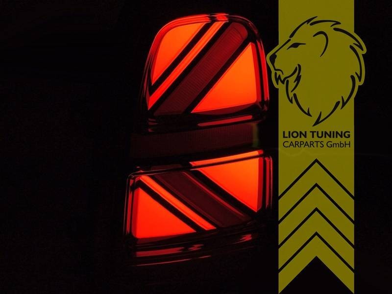 LT LED DRL Lightbar Rear Tail Lights BMW Mini Country Man F60 16+ red black LHD