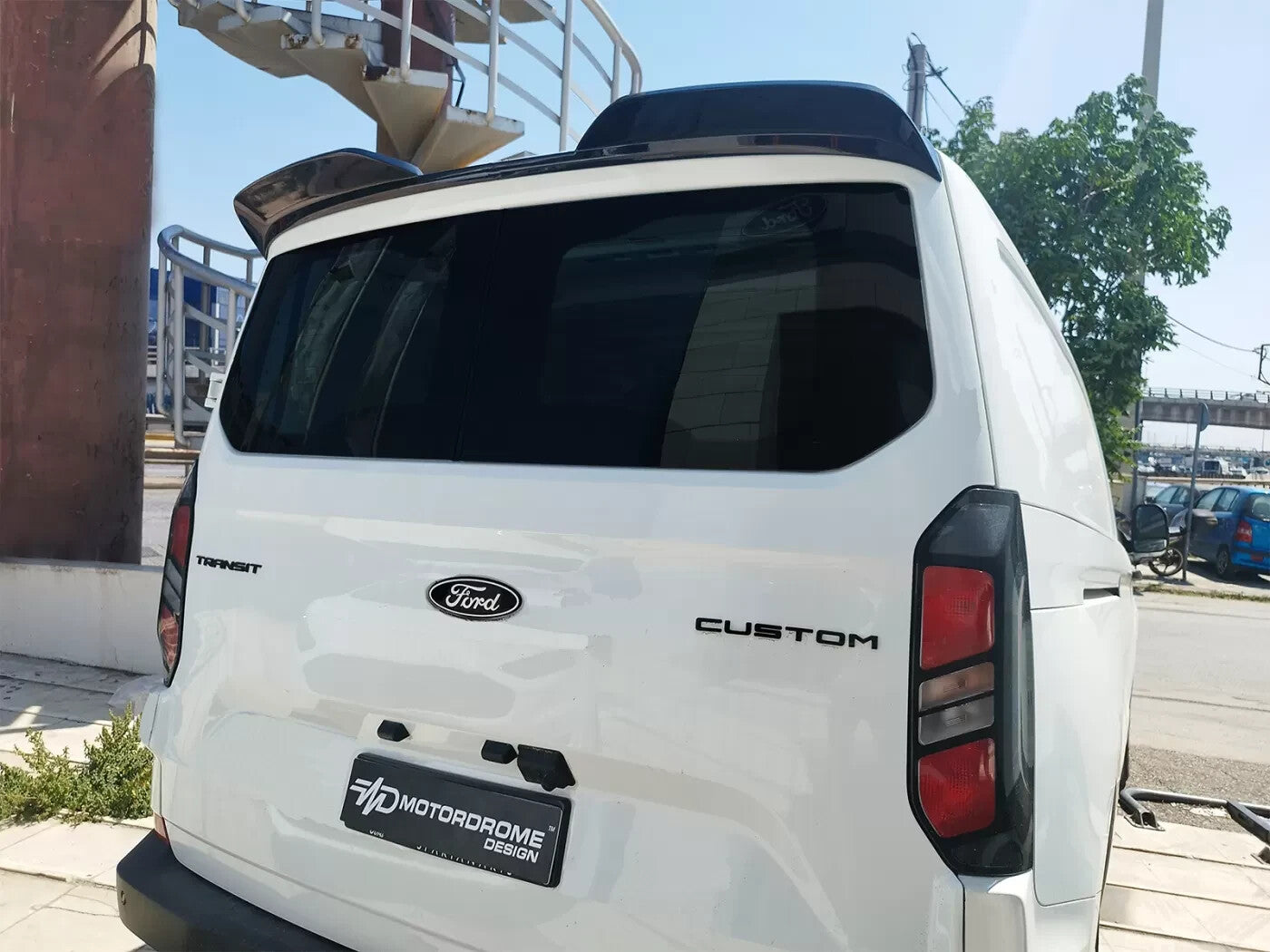 Motordrome Rear Wing Spoiler Tailgate Ford Transit / Tourneo Custom Mk2 / VW T7