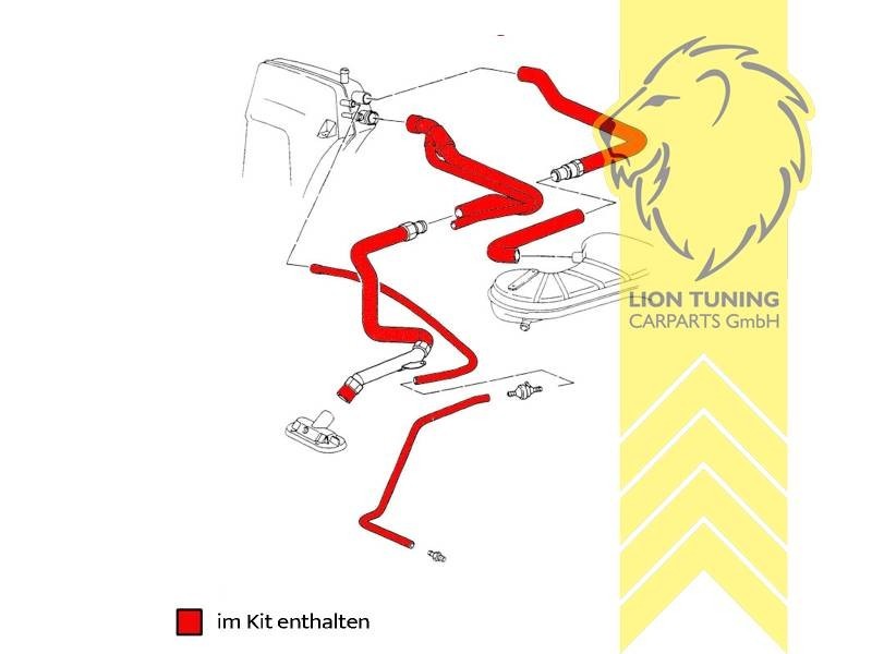 LT do88 oil hoses for Porsche 964 Turbo 90-93