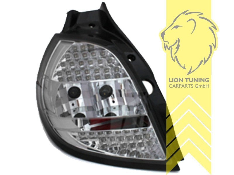 LT Pair LED Lightbar DRL Rear Lights Renault Clio 3 C BR CR 05-09 chrome LHD