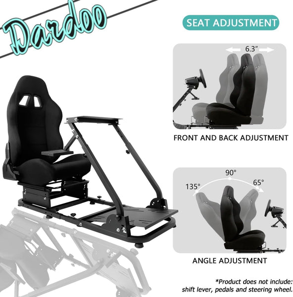 Driving Game Sim Racing Frame  Seat G27 G29 G920 G923 Wheel Pedals Xbox PS PC