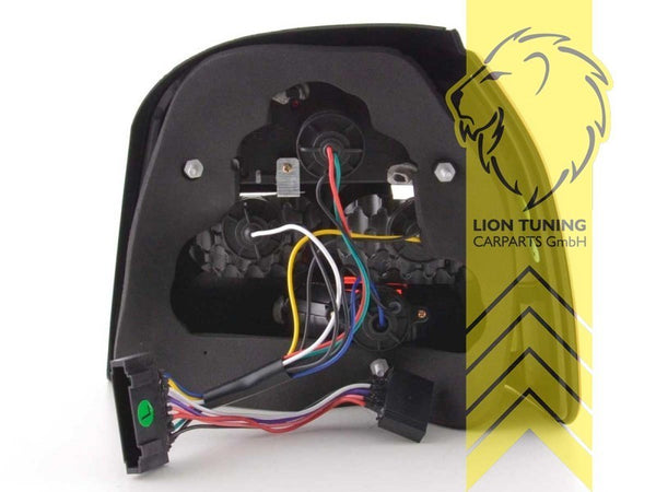 LT Pair LED DRL Lightbar REAR LIGHTS Tail VW Golf 3 1H1 1E7 98-02 red clear LHD