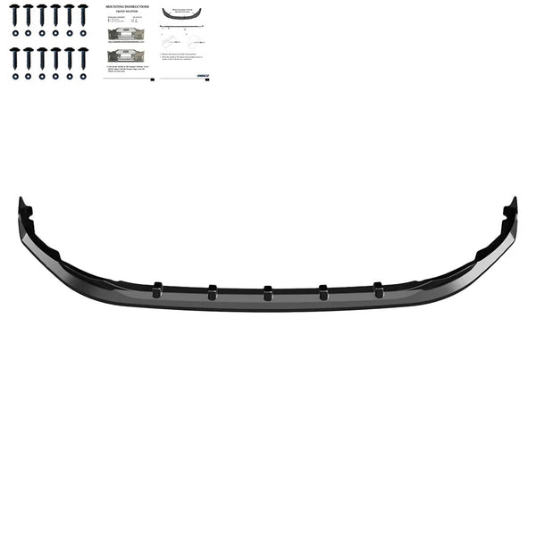 OW Front Bumper Lower Splitter Valance VW Transporter T7 24+ ABS Gloss Black