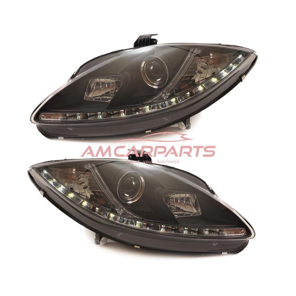 LT Pair LED DRL Lightbar Headlights SEAT ALTEA 5P1 LEON 1P1 TOLEDO 3  5P2 LHD