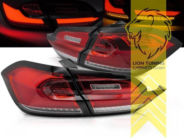 LT Pair LED DRL Lightbar Rear lights Tail Lamps Ford Fiesta 8 MK8 red white LHD